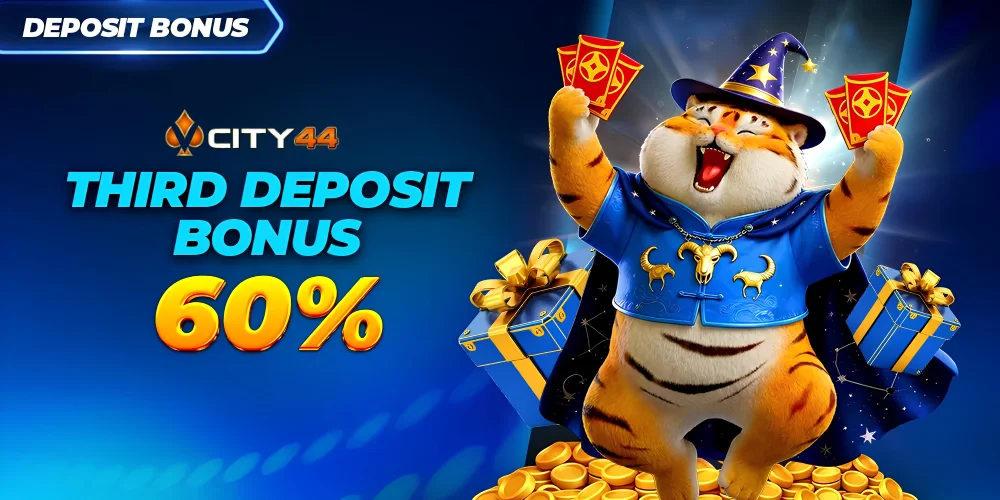 VCity44 - third desposit bonus